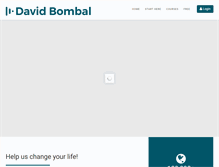 Tablet Screenshot of davidbombal.com